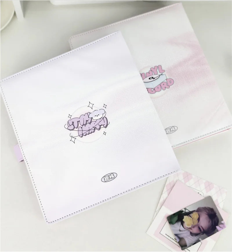 MINKYS Kawaii PU Leather 25R Big A5 Kpop Photocard Binder Collect Book Idol Photo Card Holder Photocard Album