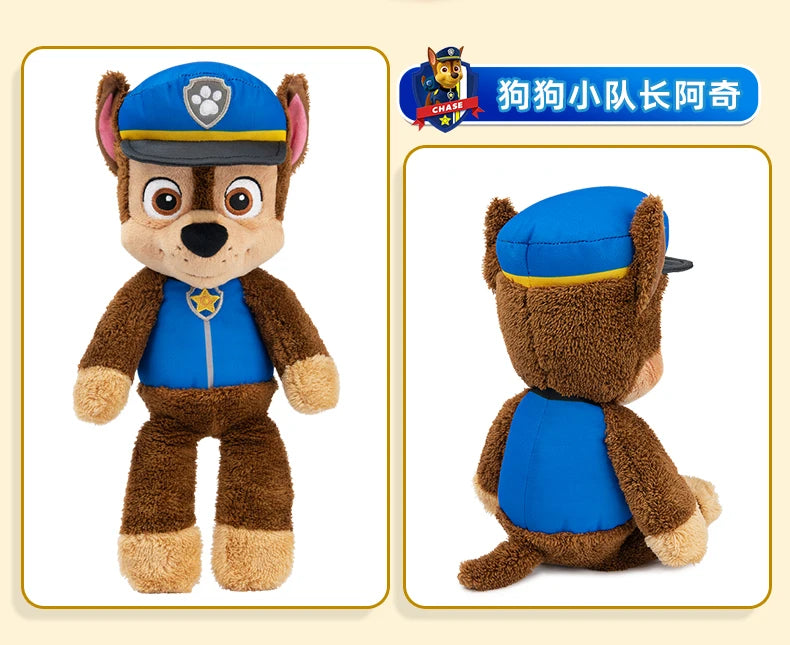 Genuine PAW Patrol Official Chase Skye Marshall Rubble Take Along Buddy Plush Toy Premium Stuffed Animal 13” 30cm Children Gift