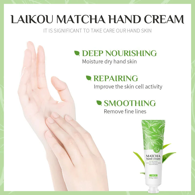 Facial Products Kit Sakura / Green Tea Face Cream Nourishing Skin Face Serum Fade Dark Circle Eye Cream Skincare Korean Cosmetic