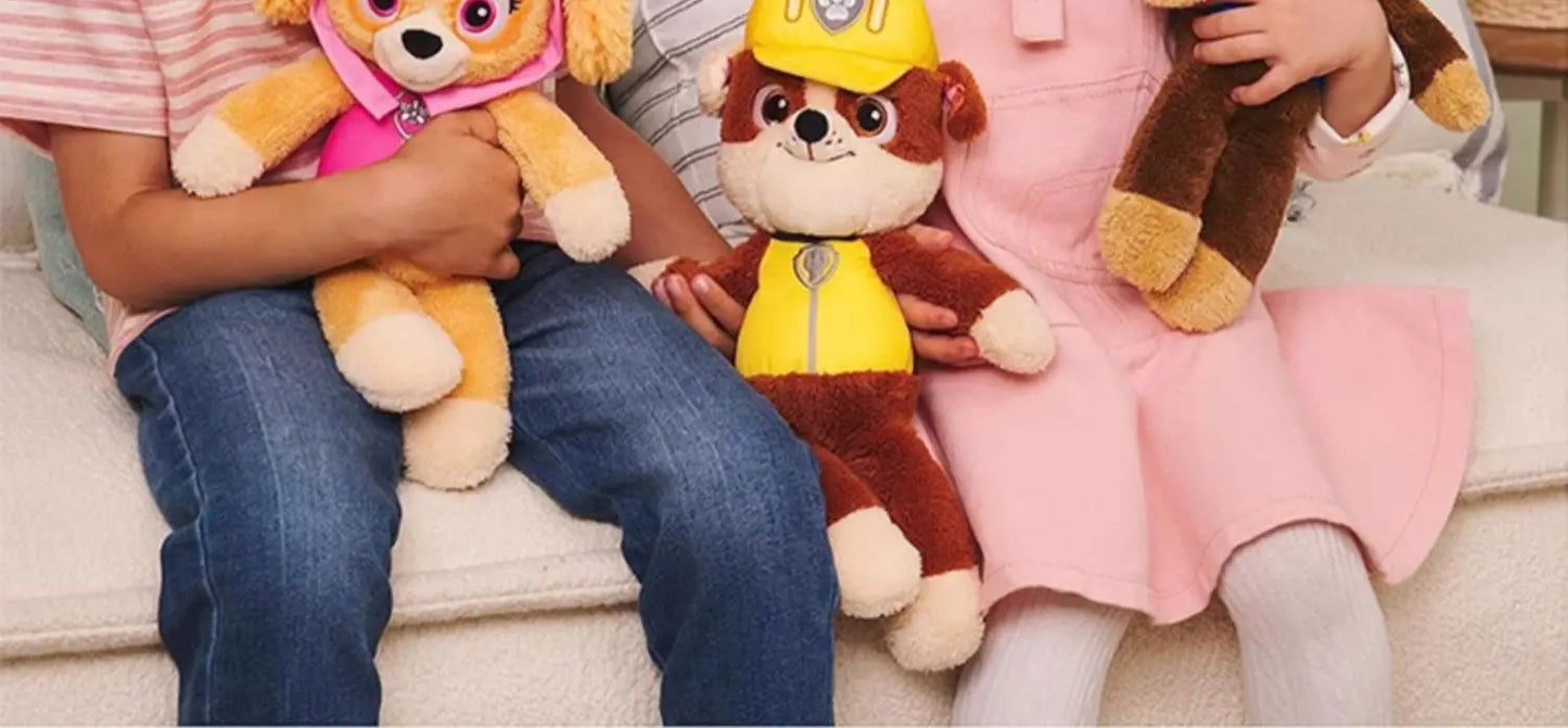 Genuine PAW Patrol Official Chase Skye Marshall Rubble Take Along Buddy Plush Toy Premium Stuffed Animal 13” 30cm Children Gift