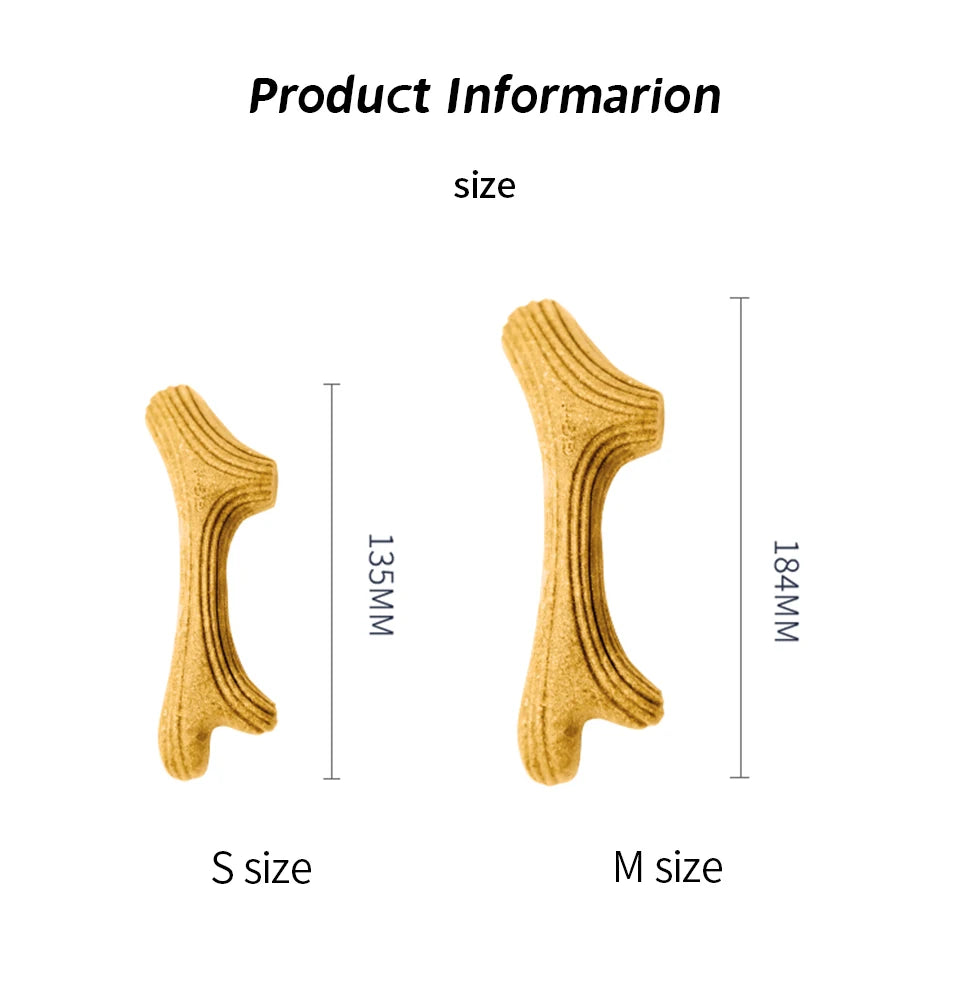 GiGwi Dog Chew Toy Real Wood Powder PP Dog Interactive Toy Tree Branch Dog Dental Chews Stick Pet Chewing Toys Bone Dogs Gift