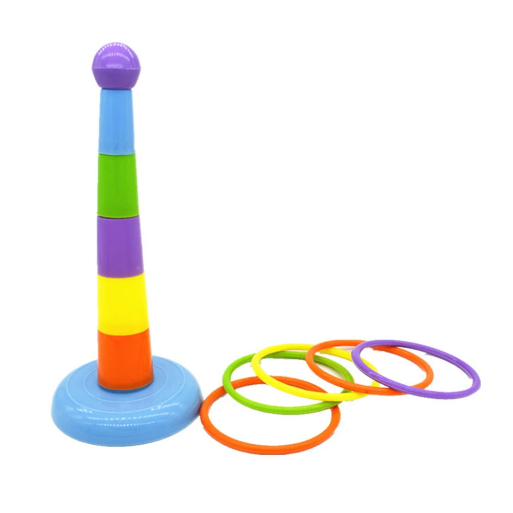 Funny Mini Ferrule Toy for Parrot Bird Training Intelligence Toy Game Colorful Rings Bird Activity Training Toy DropShipping