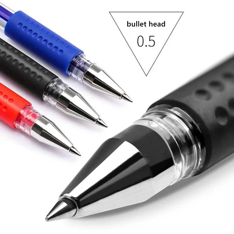 Haile Kawaii Gel Pens ink Refill Set 0.5mm Ballpoint Pen Bullet Tip School Journal Writing Signature Child Stationery Supplies