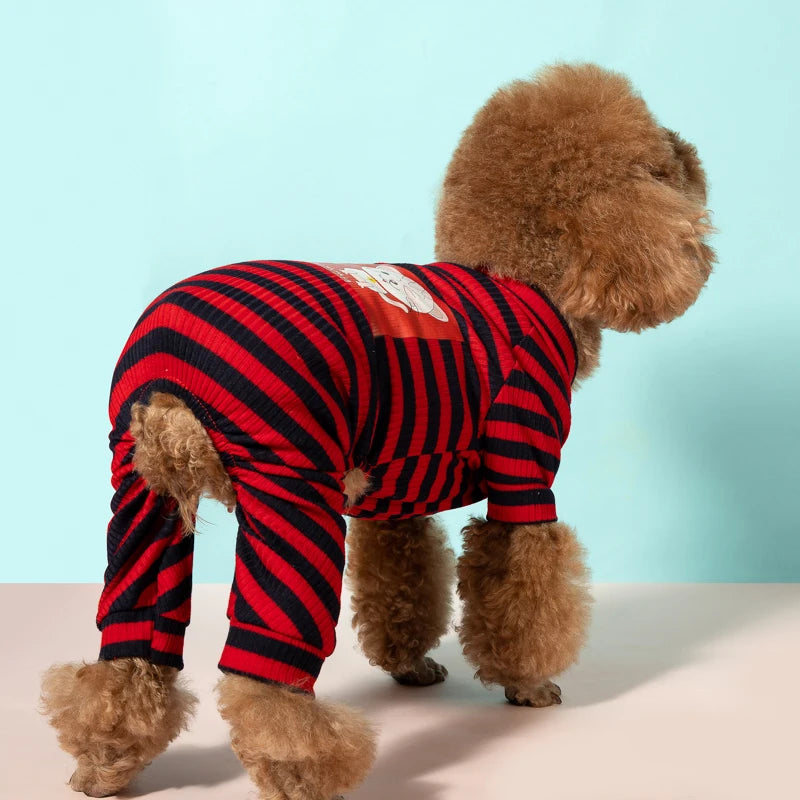Dog Pajamas Pet Clothes for Small Dogs Cat Overall Suit Dog Puppy Jumpsuit for Dogs Chihuahua Sleepingwear Pet Clothing Coat