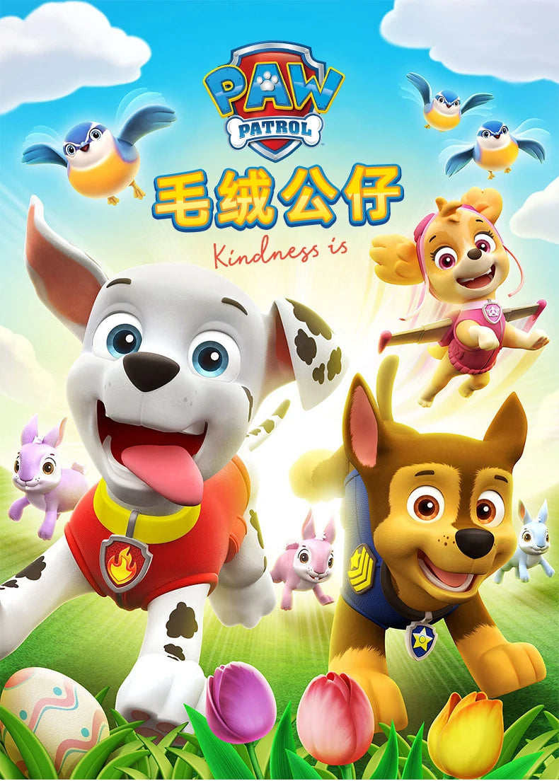 Genuine PAW Patrol Official Chase Skye Marshall Rubble Take Along Buddy Plush Toy Premium Stuffed Animal 13” 30cm Children Gift