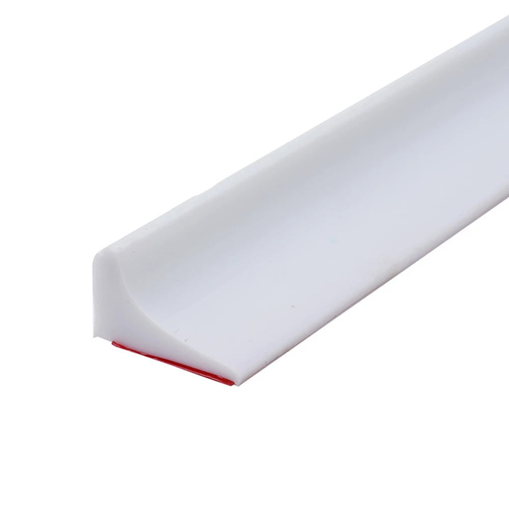 Bathroom Retention Water Barrier Strip Rubber Silicone Shower Barrier Water Stopper Kitchen Dry And Wet Separation Seal Strip