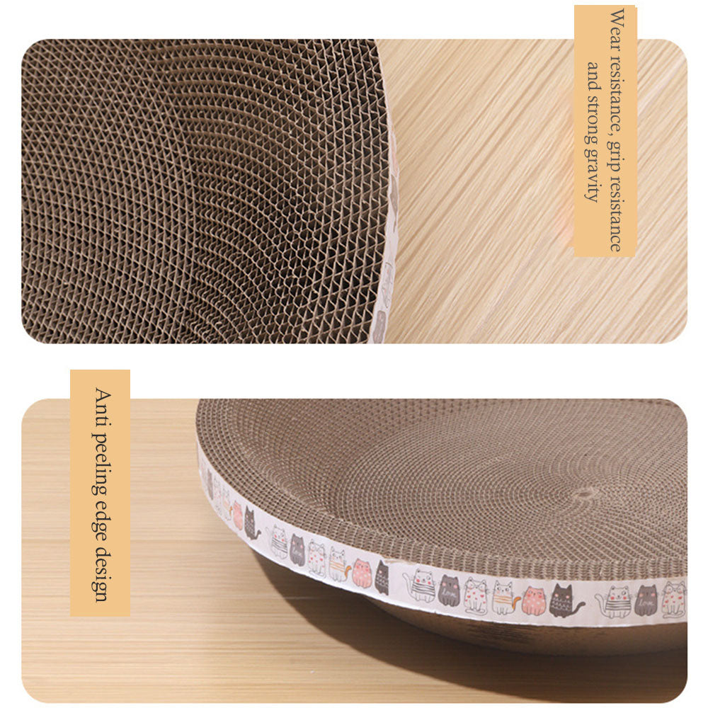 Cat Scraper Sharpening Claw Cardboard Corrugated Board Scratch-resistant Cat Scratch Board Cat Toy Furniture Sofa Cushion Bed