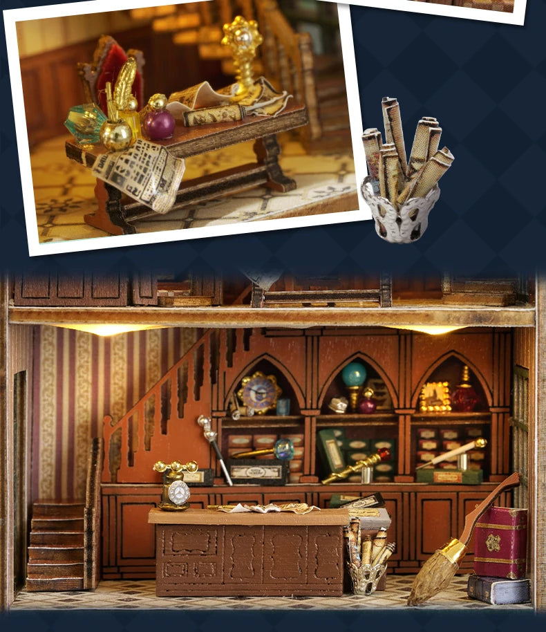 Diy Mini Wooden Casa Roombox Dollhouse With Furniture Light Doll House Miniature Items maison For Toys Birthday Gifts