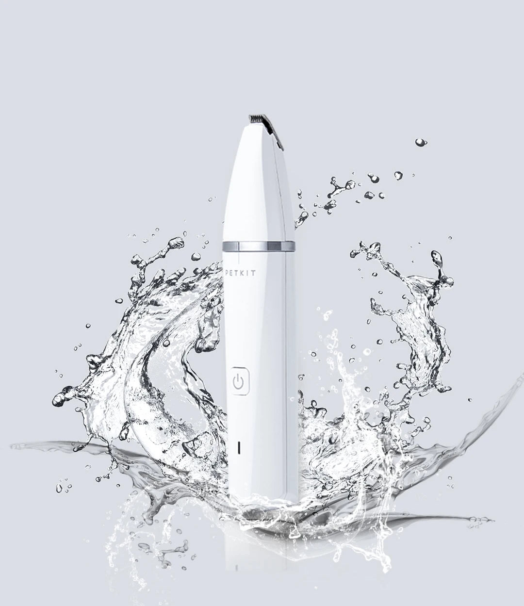 PETKIT Electric Pet Hair Trimmer Dual Blade Clipper IPX7 Waterproof Low Noise Builtin Rechargeable 600mAh Battery for Cats Dogs