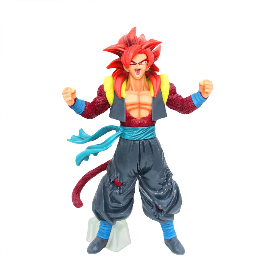 Dragon Ball GT Super Saiyan 4 Anime Figure Goku Vegeta Gogeta SSJ4 Figurine PVC Statue Action Figures Model Collection Toy Gifts
