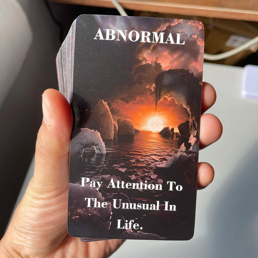 Occult Cosmos Oracle Cards Keywords Prophet Prophecy Divination Tarot Deck 64-cards English Meaning on It Fortune Telling