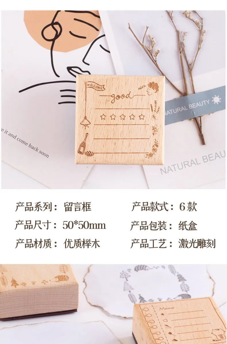 Cat Animals Wooden Rubber Stamps for Card Making Scrapbooking and Crafts