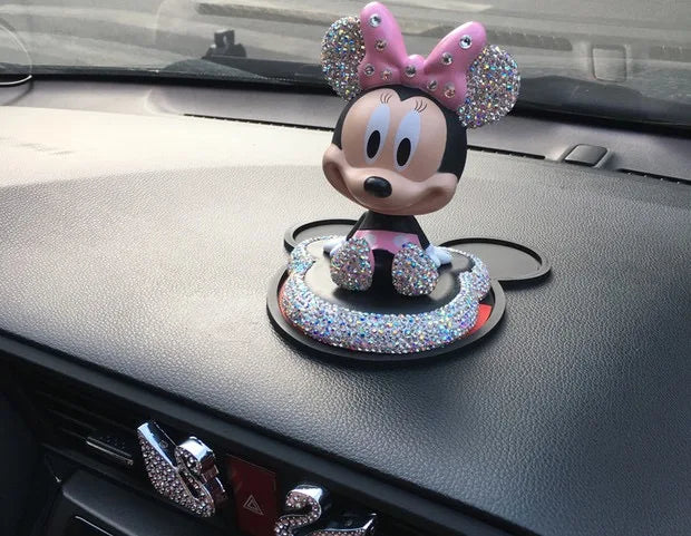 Anime Cartoon Mickey Minnie Action Figure Model Toy Proposal Wedding Decoration Car Ornament Christmas Gift Ffor Boys And Girls