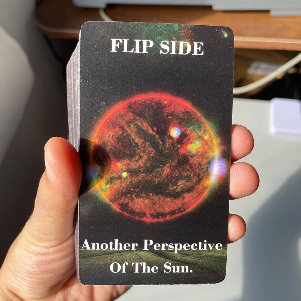 Occult Cosmos Oracle Cards Keywords Prophet Prophecy Divination Tarot Deck 64-cards English Meaning on It Fortune Telling