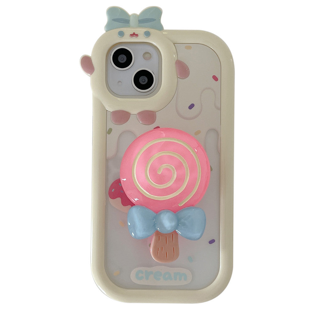 Ice Lolly Lollipop Transparent Cartoon Soft Phone Case