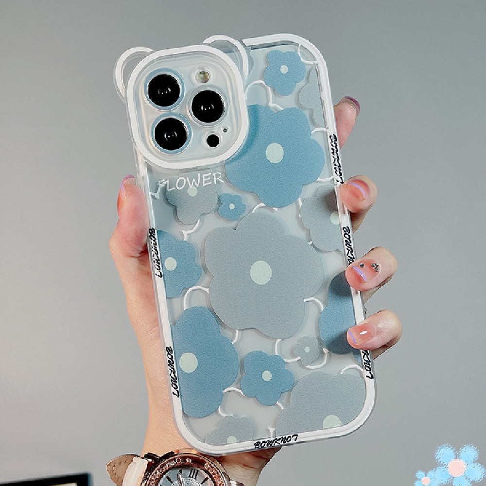 Fashion Floral Bear Phone Case