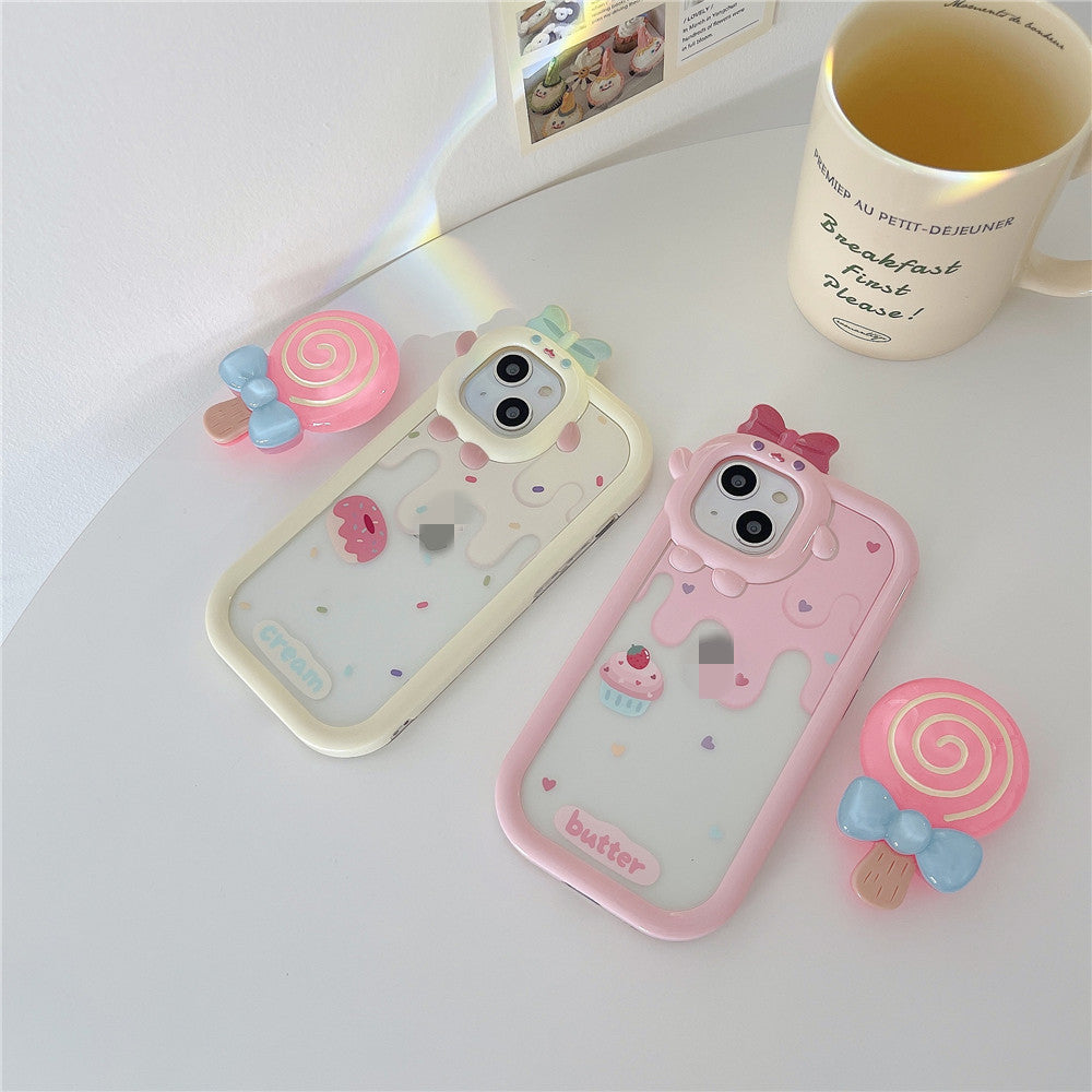 Ice Lolly Lollipop Transparent Cartoon Soft Phone Case