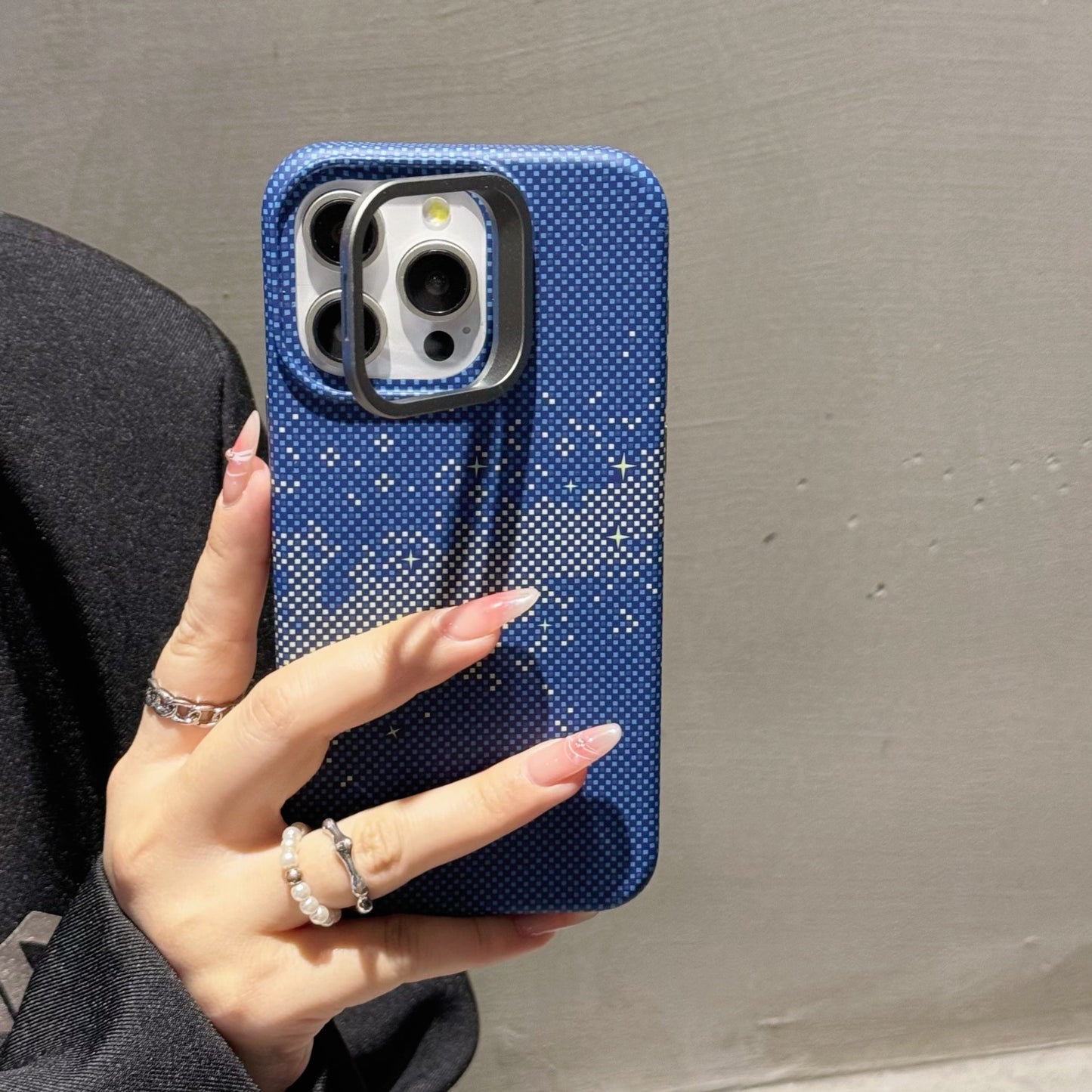 Texture Magnetic Metal Lens Holder Apply Mechanically