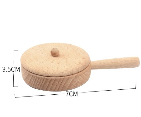 1-6 Years Old Solid Wood Wooden Simulation Microwave Oven Gas Stove Cooking Play House Toy