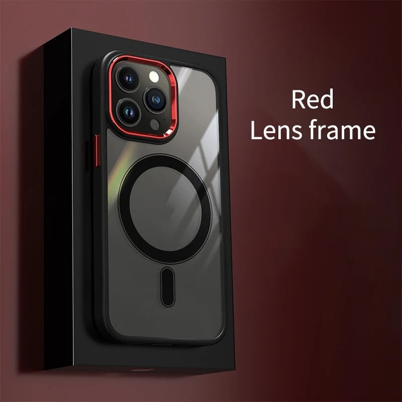 Magnetic Suction Shell Metal Lens Frame Drop-resistant