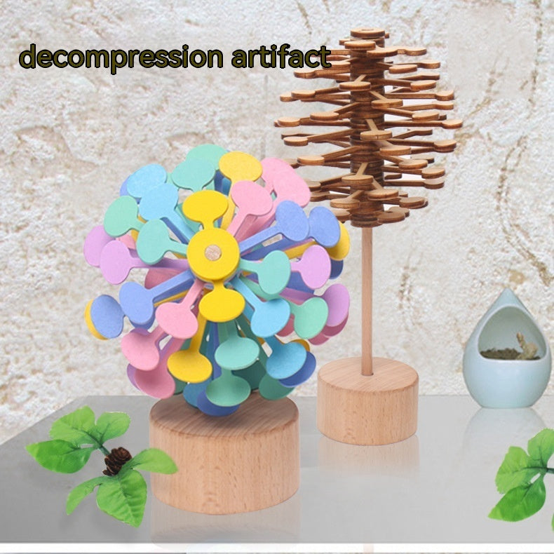 Lollipop Wooden Bar Rotating Toy