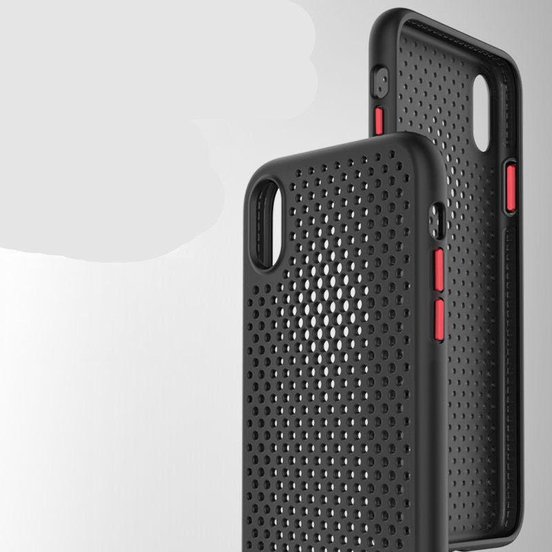 Breathable Heat Dissipation Anti-drop Mesh Phone Case