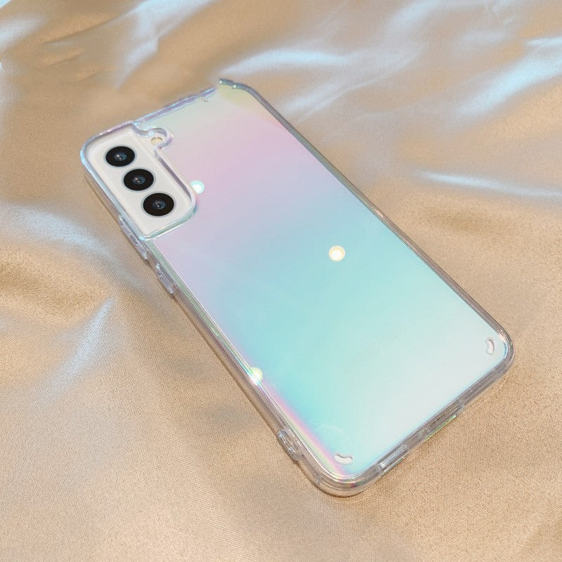 Gradient Laser For Mobile Phone Case Transparent Non-slip Protective Caser
