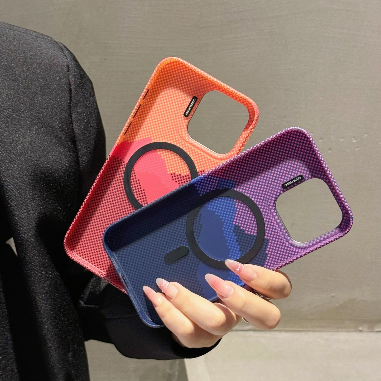 Texture Magnetic Metal Lens Holder Apply Mechanically