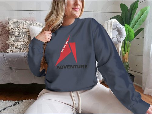 Adventure Artistic Logo Design for Sweatshirt
