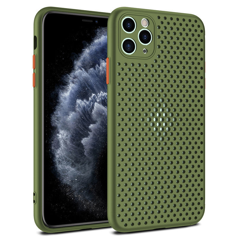 Breathable Heat Dissipation Anti-drop Mesh Phone Case