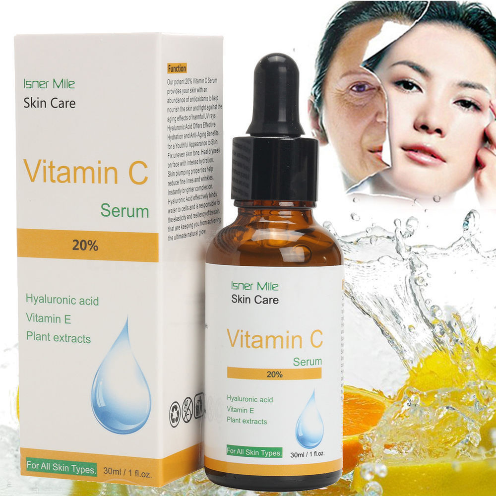 Vitamin C undiluted skin care products