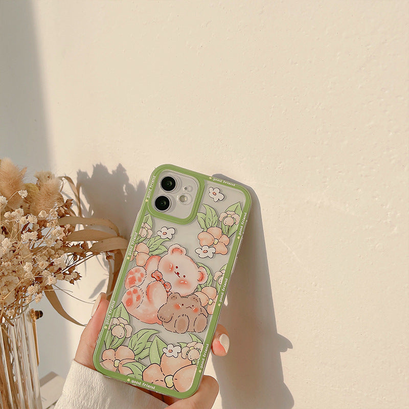 Transparent Silicone Original Painted Phone Case