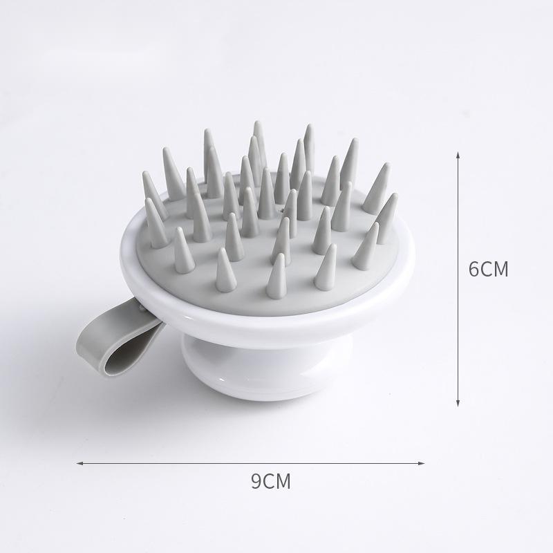 Head shampoo silicone massage soft brush