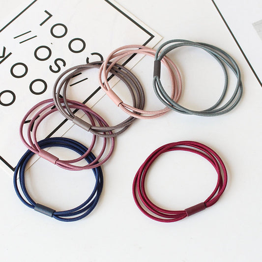 High Elastic Hair Ring Three-in-one Connection Cord