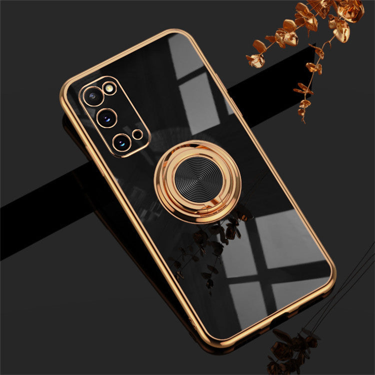 Mobile Phone Case Ring Buckle Magnetic Car Electroplating Protective Cover