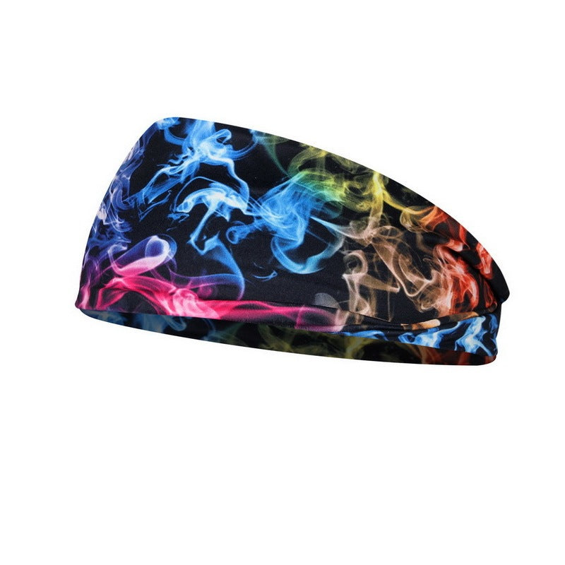 Printed Headband Printed Sports Yoga Fitness Sweat-Absorbent Headband Headband