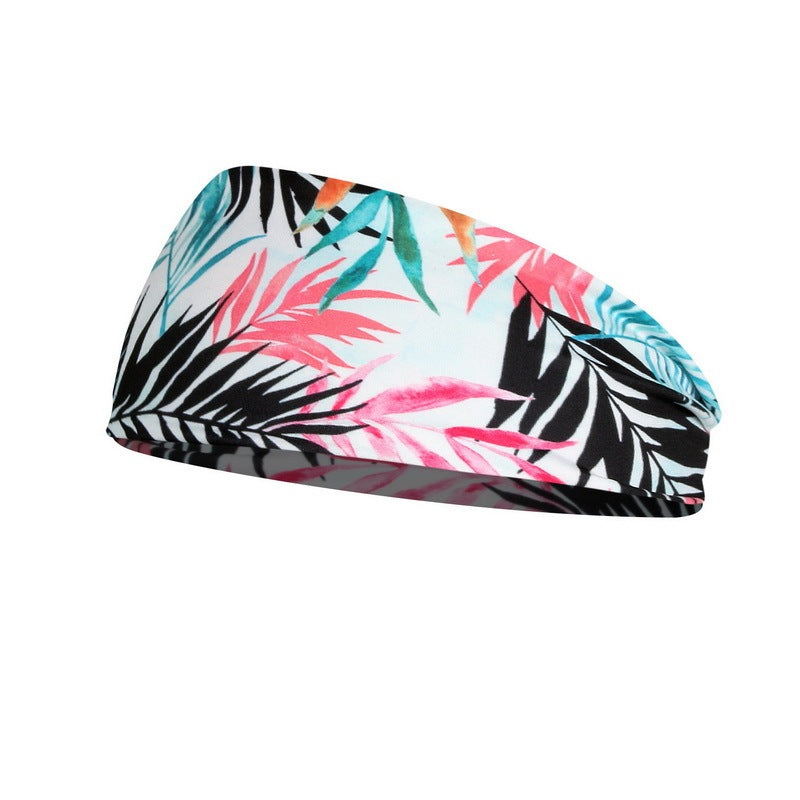 Printed Headband Printed Sports Yoga Fitness Sweat-Absorbent Headband Headband