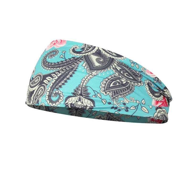 Printed Headband Printed Sports Yoga Fitness Sweat-Absorbent Headband Headband