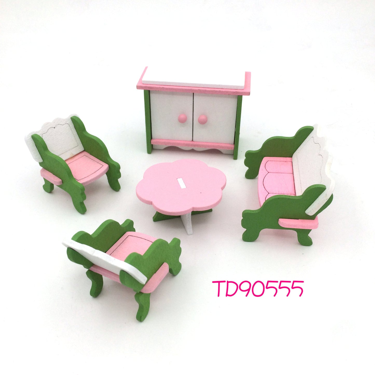 Wooden Mini Furniture Table Chair Stool Decoration