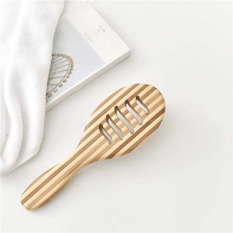 Natural bamboo scalp massage comb