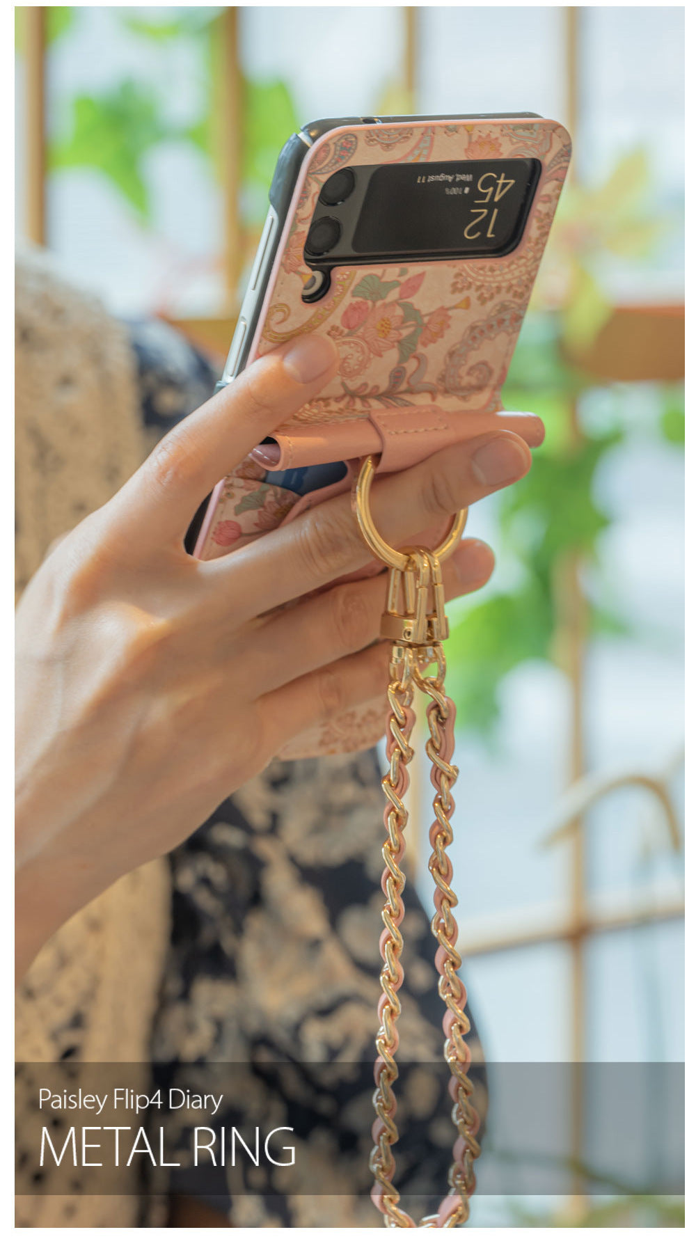 Totem Print Folding Phone Case
