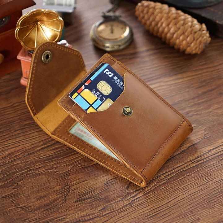 Leather Driving License Genuine Leather Pullover Motor Vehicle Retro Crazy Horse Leather Driving License Protective Cover