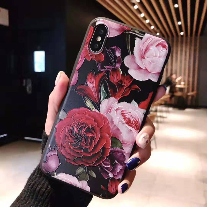 Literary flower phone case