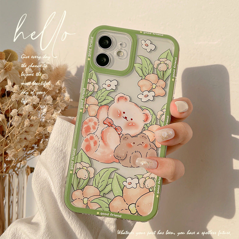 Transparent Silicone Original Painted Phone Case