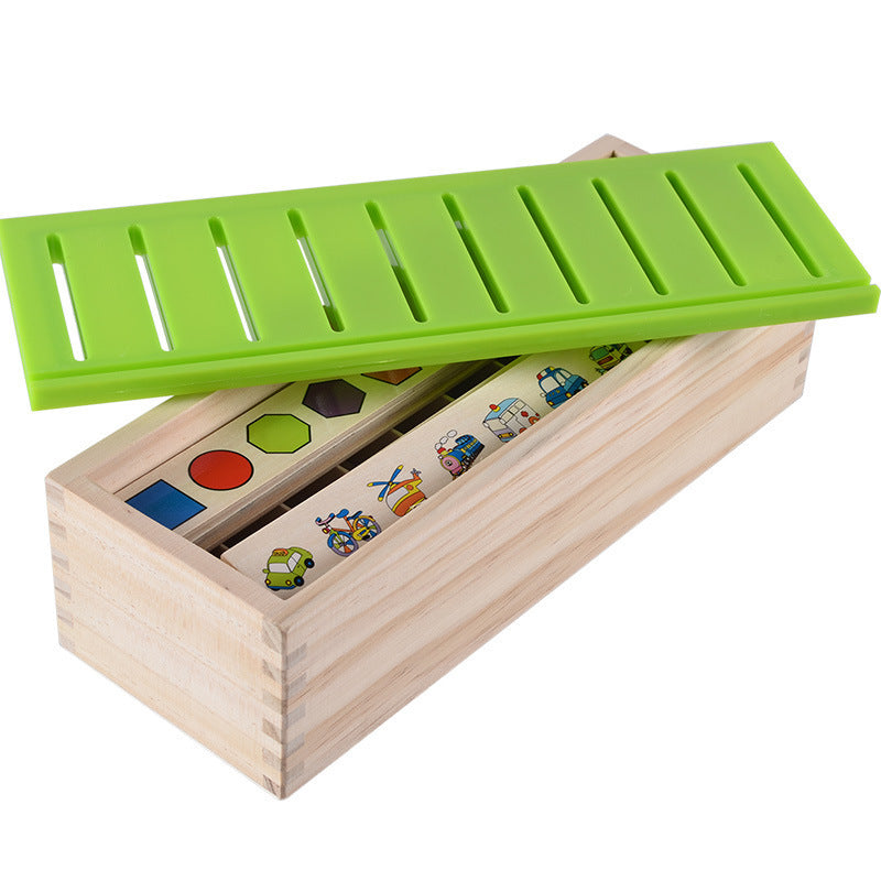 Mathematical Knowledge Classification Cognitive Matching Kids Montessori Early Educational Learn Toy Wood Box Gifts for Children