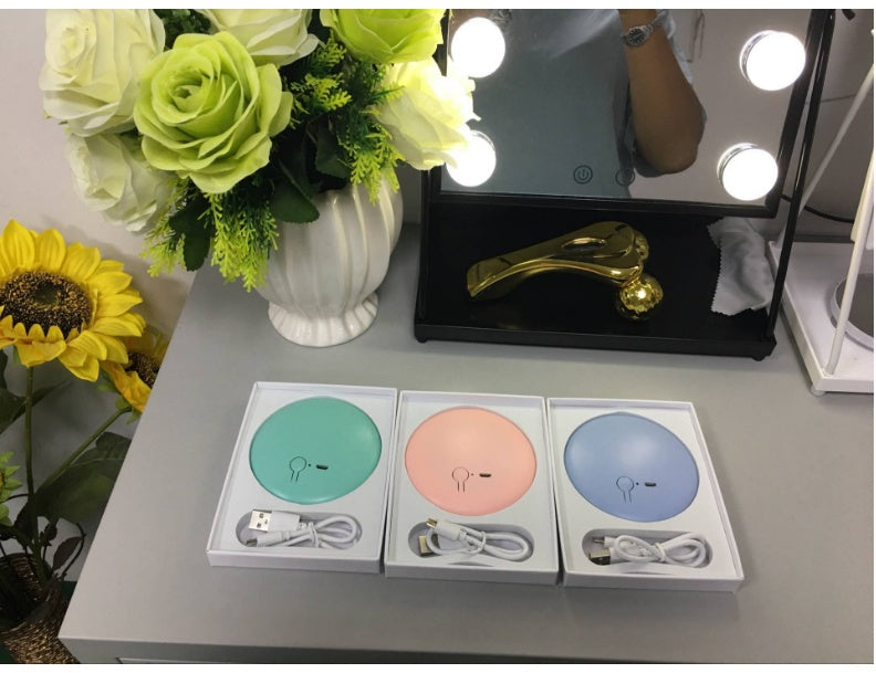 New charging portable smart beauty mirror HD makeup mirror LED portable light mirror light makeup mirror with light