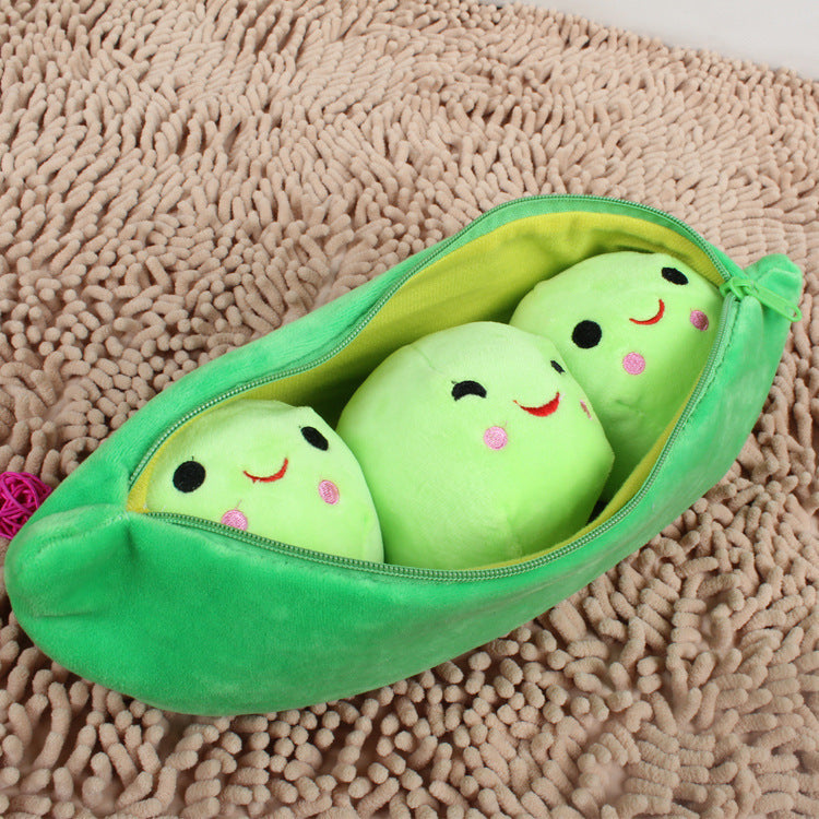 Plush Toys Wholesale Girls Generation Large Pea Pillow Cushion Creative Gifts Pea Pod Factory Direct