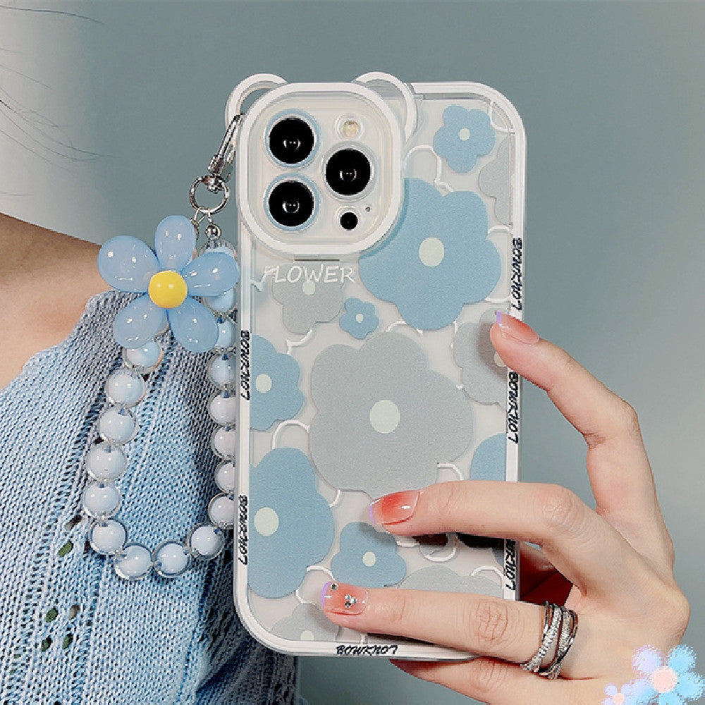 Fashion Floral Bear Phone Case