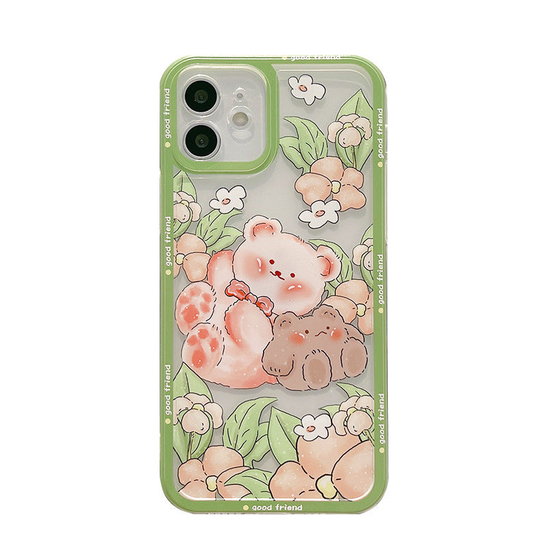 Transparent Silicone Original Painted Phone Case