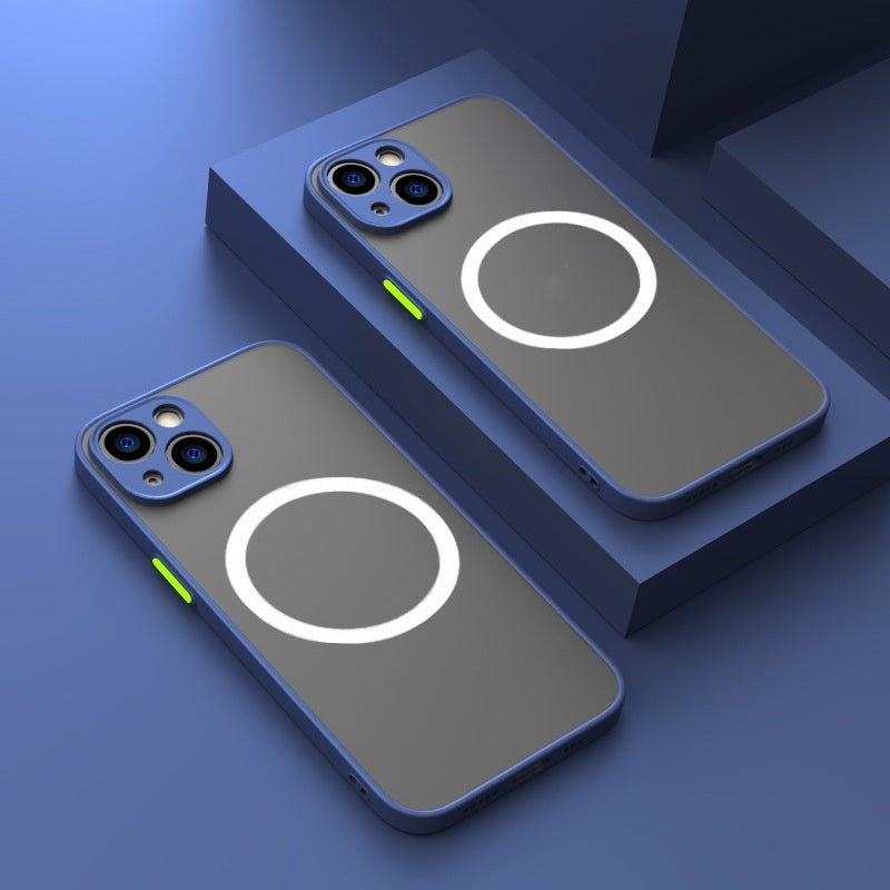 Phone Case Magnetic Wireless Charging Skin Feeling All-inclusive High Sense